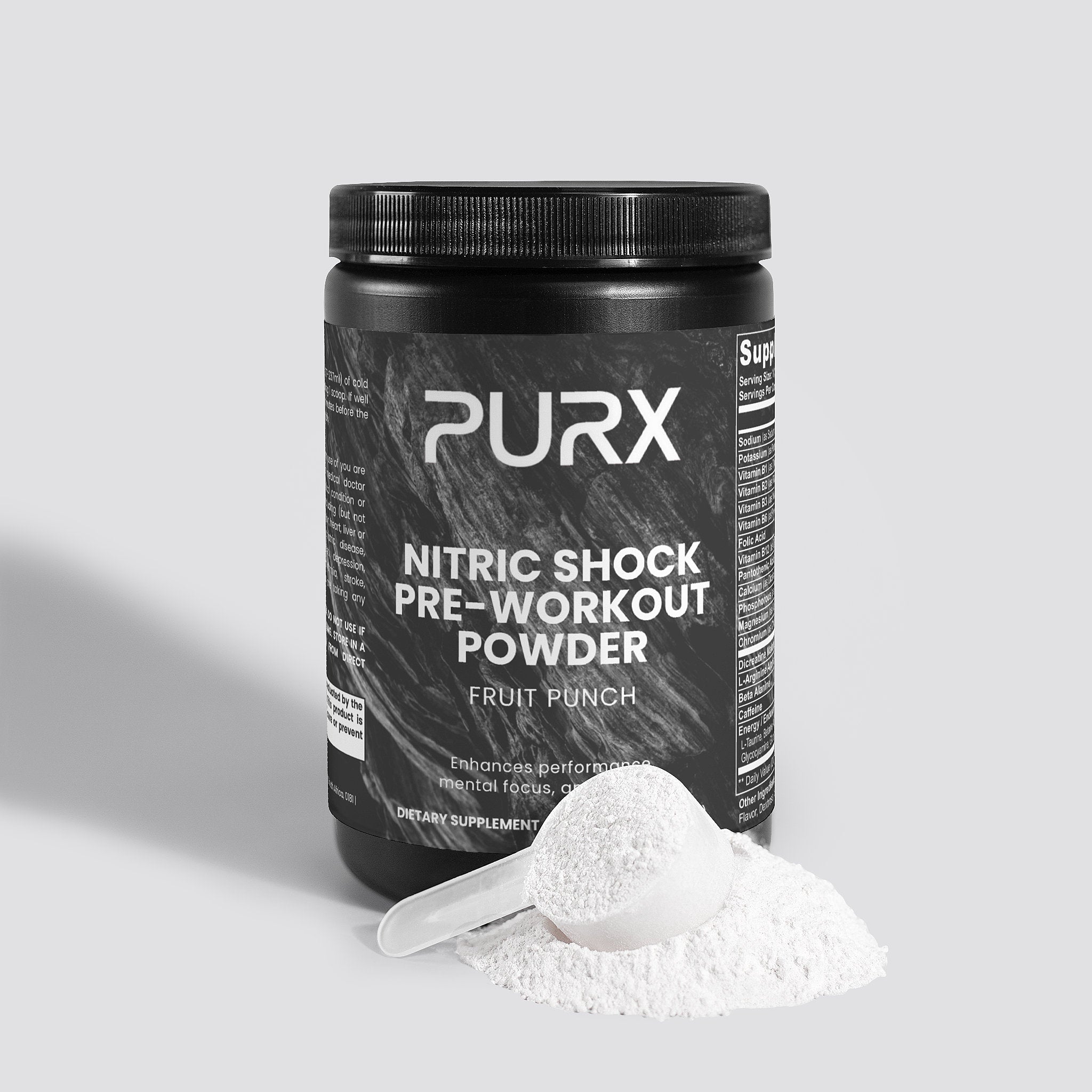 Nitric Shock Pre-Workout Powder (Fruit Punch)